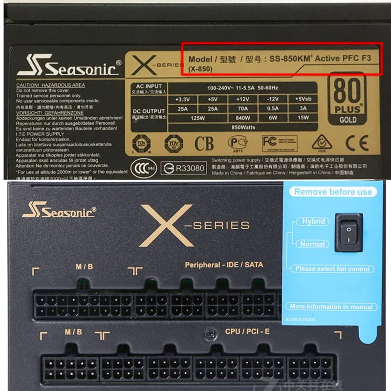 6Pin to 3 Molex IDE 4Pin Angled Fan Power Cable for Seasonic SS-1050XM2, SS-1250XM2, SS-650 KM3, SS-750 KM3, SS-850 KM3 Modular