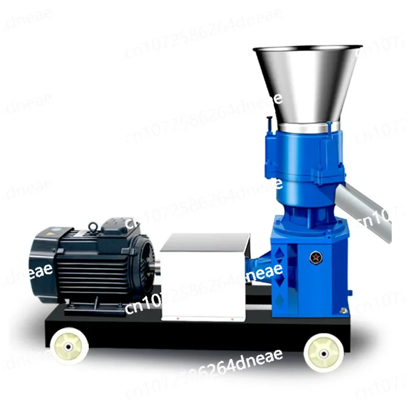 150-200kg/h Pellet Mill Feed Food Pellet Making Machine Electric Animal Feed Granulator for Grain Straw Fish Chicken Pig Poultry