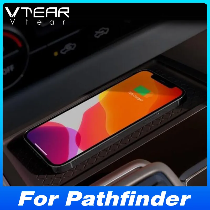 

For Nissan Pathfinder ( 2023-2024) Wireless Car Charger - Fast Charging Mobile Phone Panel Adapter |Interior Modification Parts