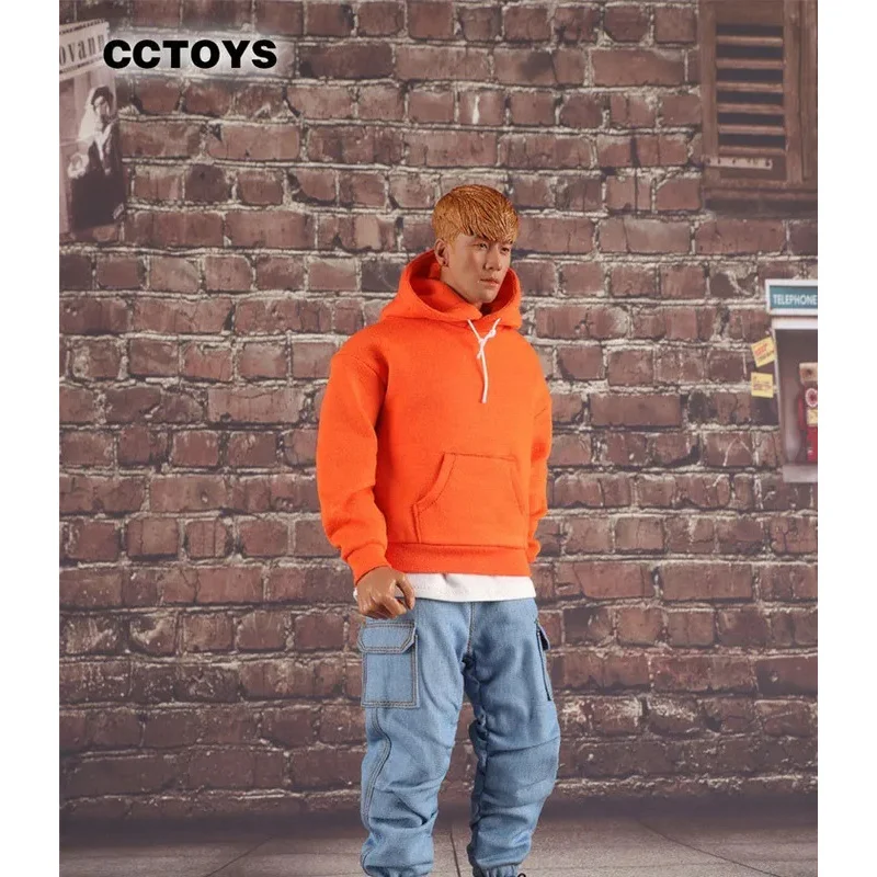 CCTOYS CC010 1/6 스케일 남성 의류 패션 스포츠 스타일 후드 스웨터 스포츠 후디 12인치 PH Tbl 액션 피규어에 적합