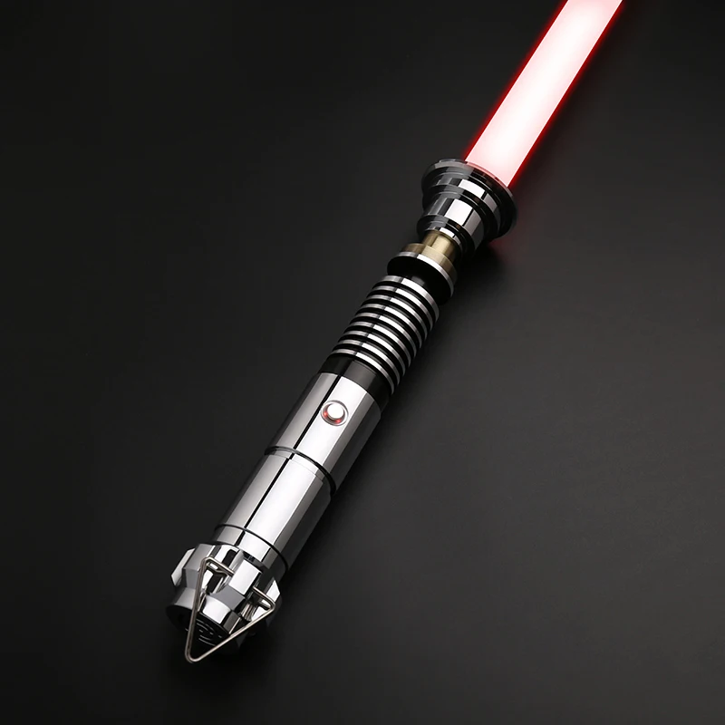 RGB Metal Lightsaber Dueling Smooth Swing Laser Sword Sabre De Luz 16 Color Changing 5 Sounds FOC Rave Weapon Flashing Toy