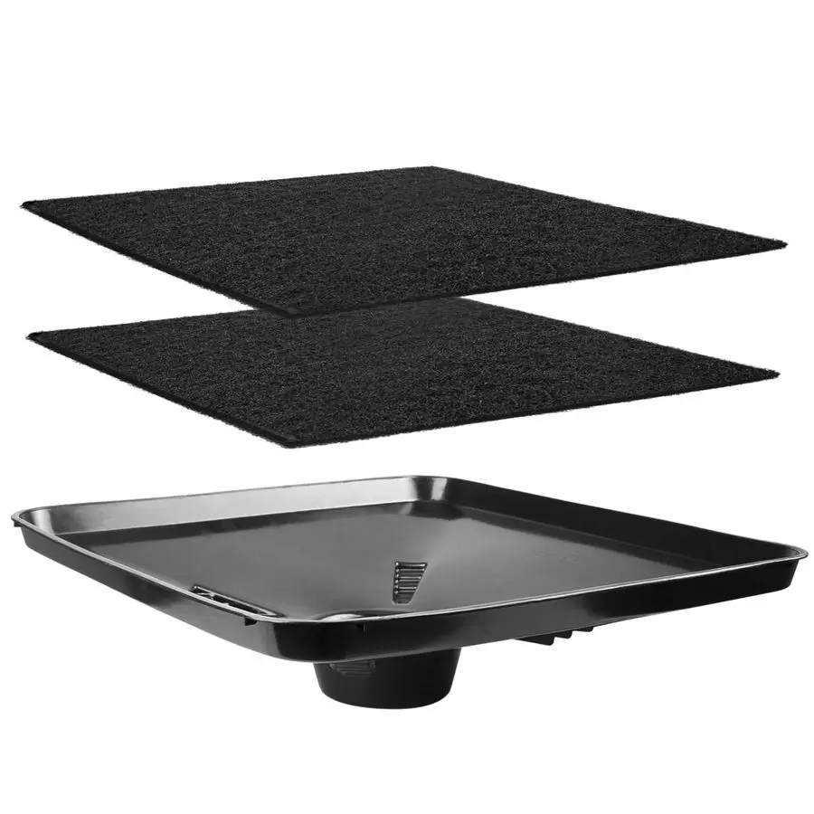 

Поддон для сбора масла Lisle, 2 шт., 22-дюймовый поддон для сбора брызг масла, большой квадратный поддон для сбора жидкости, подходит для многих моделей