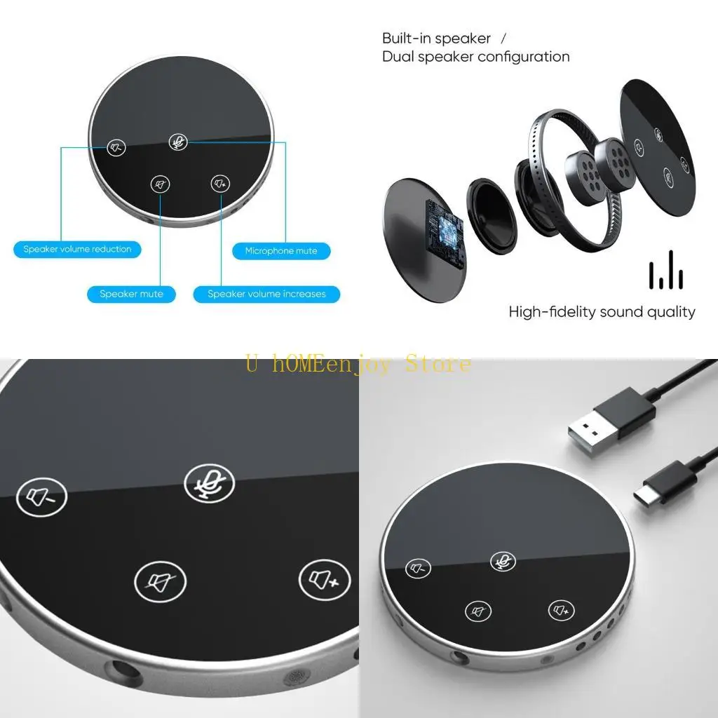 

B0KF Hi-Fi всенаправленный конденсаторный микрофон с возможностью подключения и воспроизведения видеоконференций, видеоблог