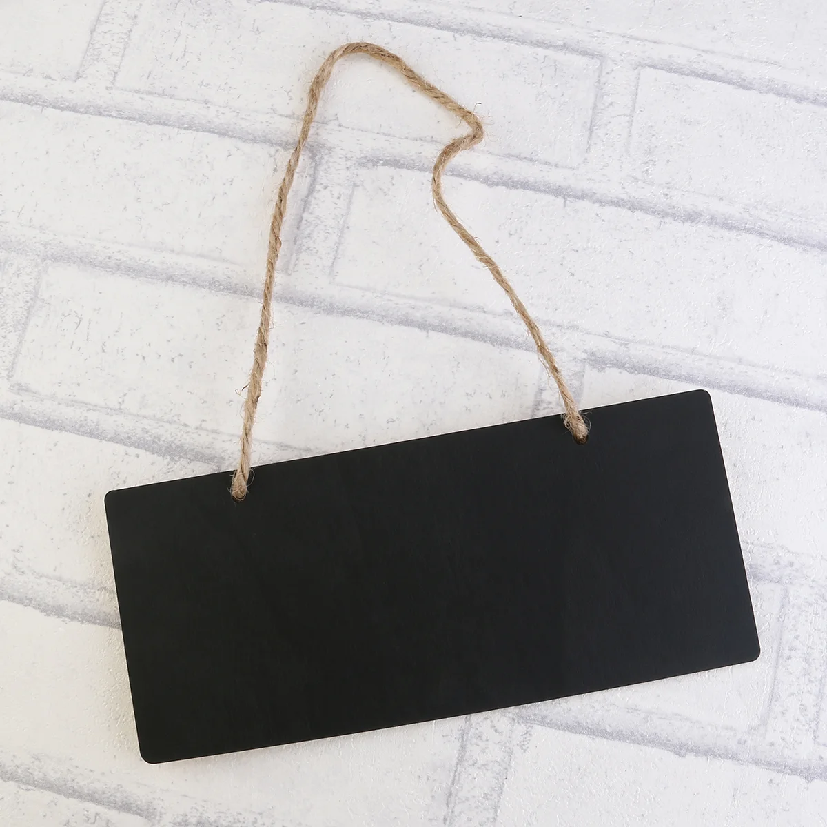 Hanging Wood Display Board DIY Blackboard Signs Message Boards Chalkboard Tags FOR Home Decoration