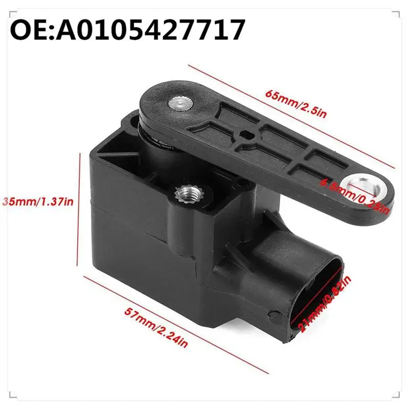 1 pezzo Sensore di altezza del corpo Sensore di livello del faro Accessori per parti automobilistiche per W220 W211 W203 W215 0105427717