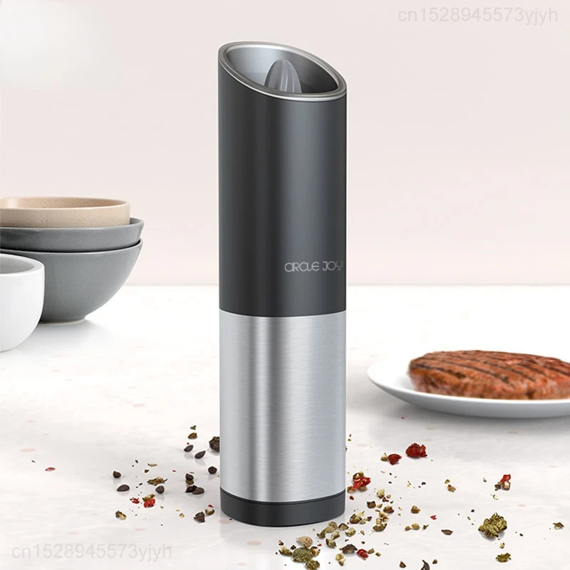 Youpin smerigliatrice elettrica pepe bianco nero sale grosso pepe macinato in polvere condimento strumento per macinare la cucina per cucinare barbecue