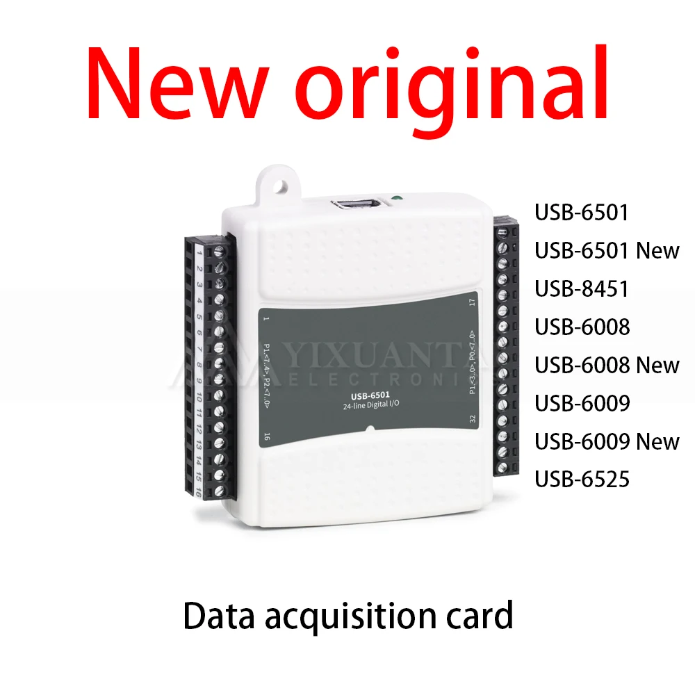 1Pcs/Lot 100% New original USB-6501 USB-6501 New USB-8451 USB-6008 USB-6008 New USB-6009 USB-6525 Data acquisition card