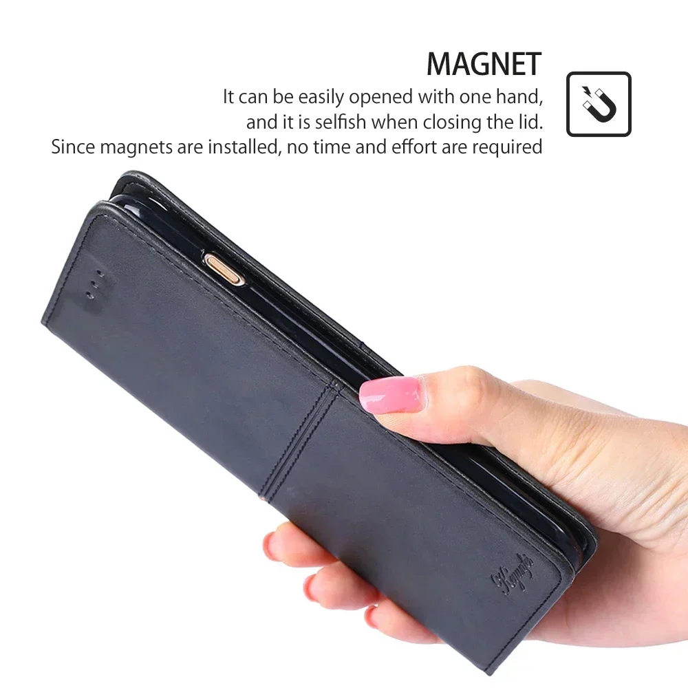 Redmi Note 13 Pro Book Case Bussiness Magnetic Flip Cover For Xiaomi Redmi Note 13 13R Pro Plus 13C 5G 4G Leather Case Card Slot