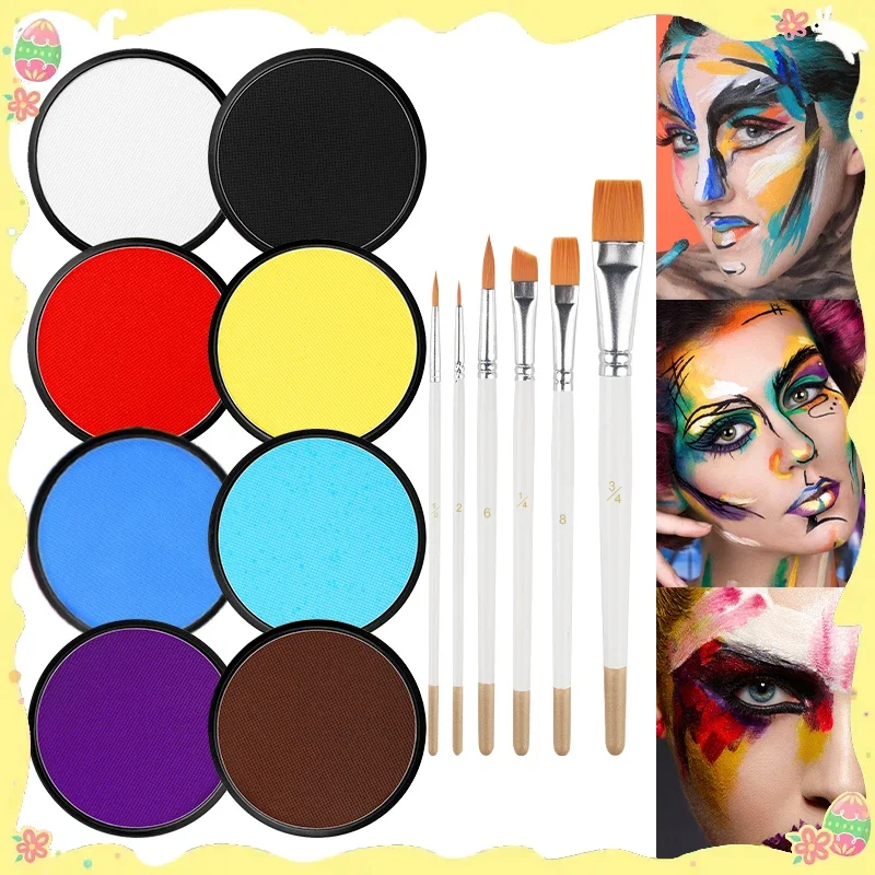 

Внешняя торговля, хит продаж, кубок мира, водорастворимый пигмент, цвет лица, Хэллоуин, вечеринка, сценический макияж, оптовая продажа