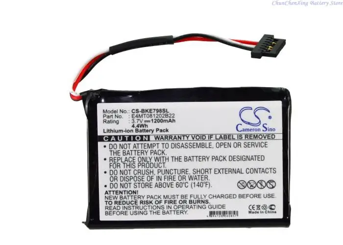 OrangeYu  1200mAh Navigator Battery for Becker BE7934, BE7988,Traffic Assist Highspeed II 7988,Traffic Assist 7934, Z100