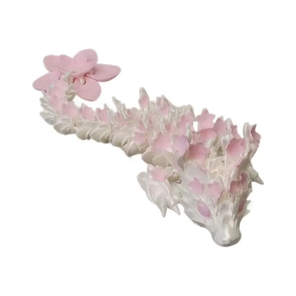 Olho simulado 3D impresso dragão laser giratório 3D impresso Diceratops dragão articulos poseíveis dragão Sakura