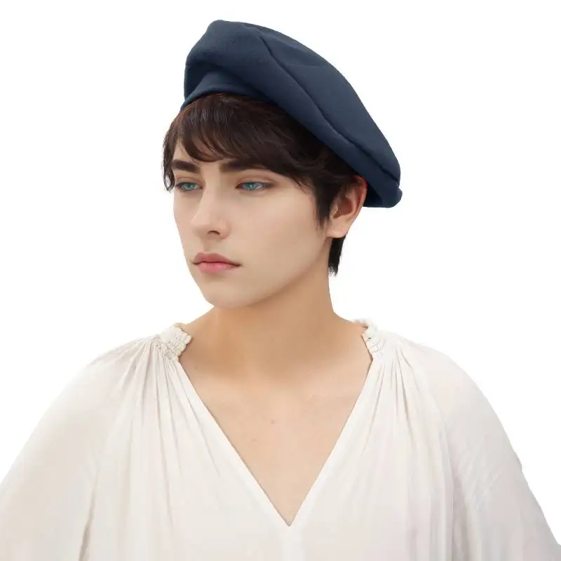 DAZCOS Medieval Beret Cap Renaissance Festival Cosplay Hat for Women Men Halloween