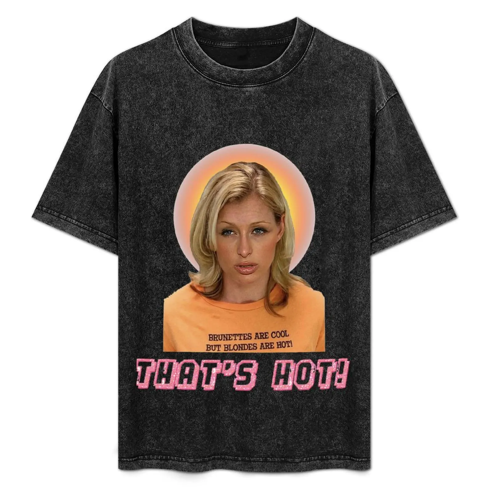 Paris Hilton Mugshot T-Shirt Durable Work Wear T-Shirt