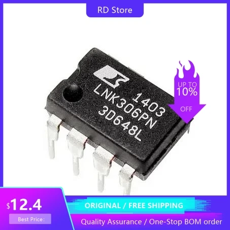 

10PCS/LOT LNK306PN LNK306P LNK306 DIP-7 Power management chips Free Shipping