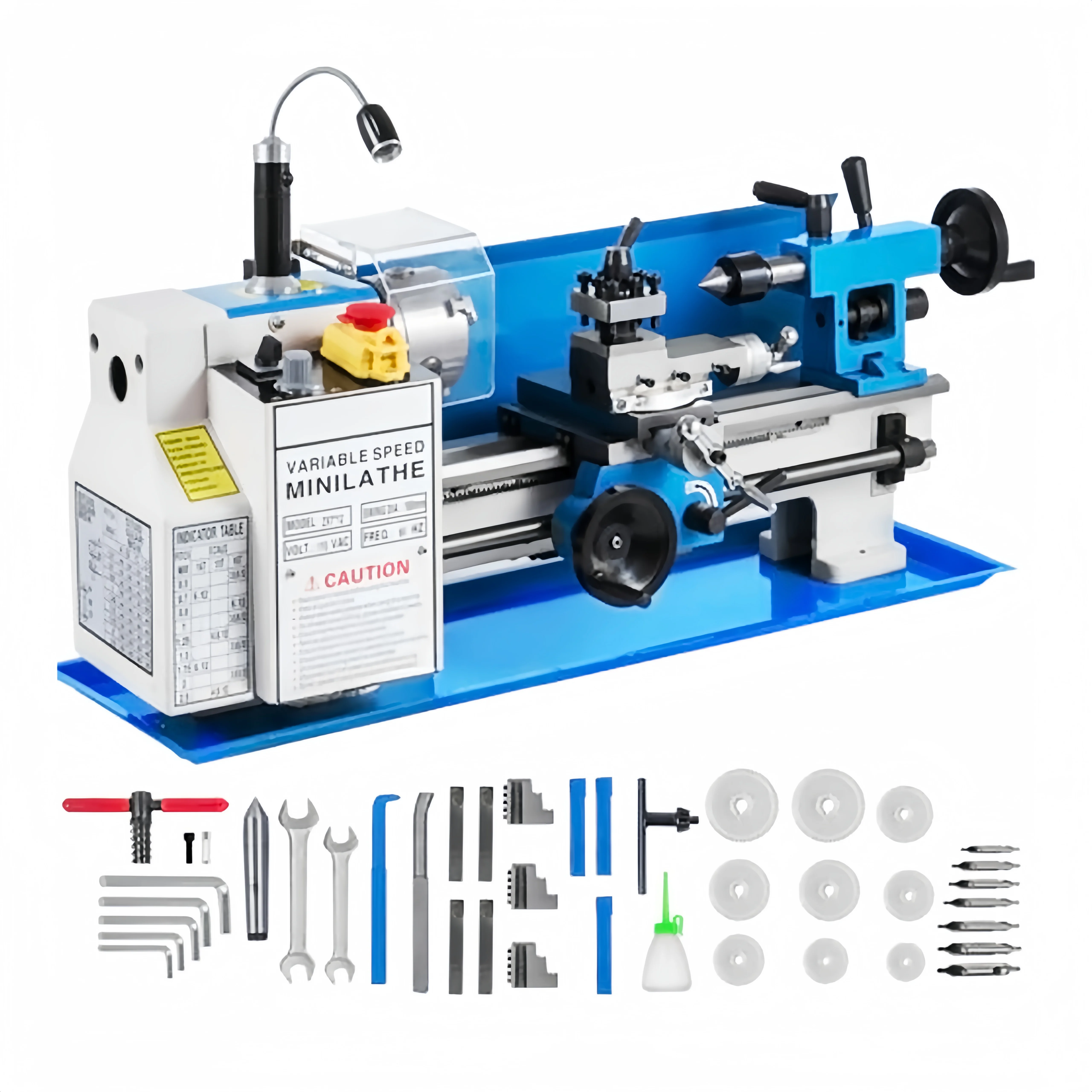 

Small Mini Type Desktop Lathe Machine Mini Metal Bench Lathe SP2102