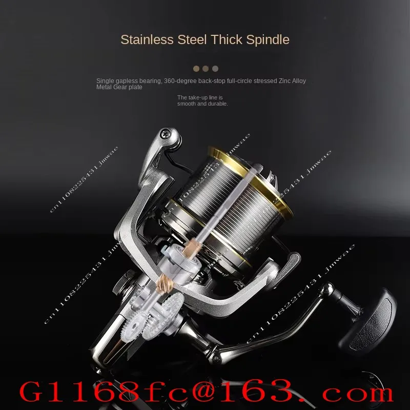 NGK 8000 Metal Salt Water Fishing Wheel (Single Piece) Fixed Wheel Right Hand Bait Wheel Parts