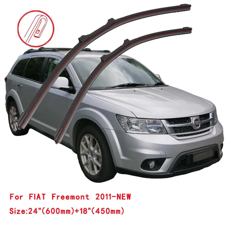 For FIAT Freemont Wagon Estate 345 2011 2012 2014 2015 2017 2018 2019 2020 2021 2022 Double Rubber Car Windshield Wiper Blades