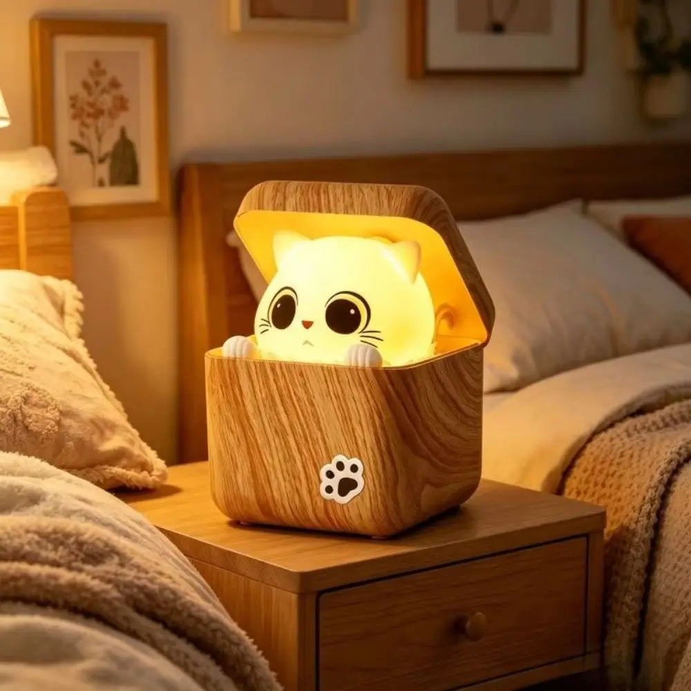 

LED Light Cat Night Light Eye Protection 3 Color Modes Voice Control Lamp for 36v/1000mAh 3000mAh