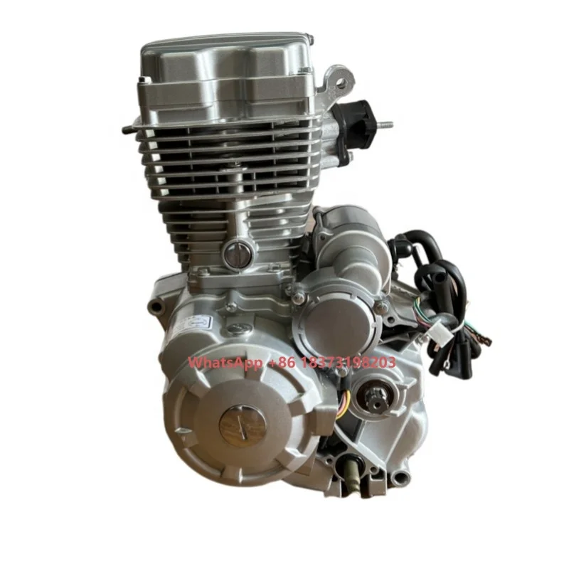 

150cc 200cc Motorcycle Engine, Single Cylinder 4-Stroke Air-Cooled Assembly Motor, Compatible for Dirt Bike Parts Replacement