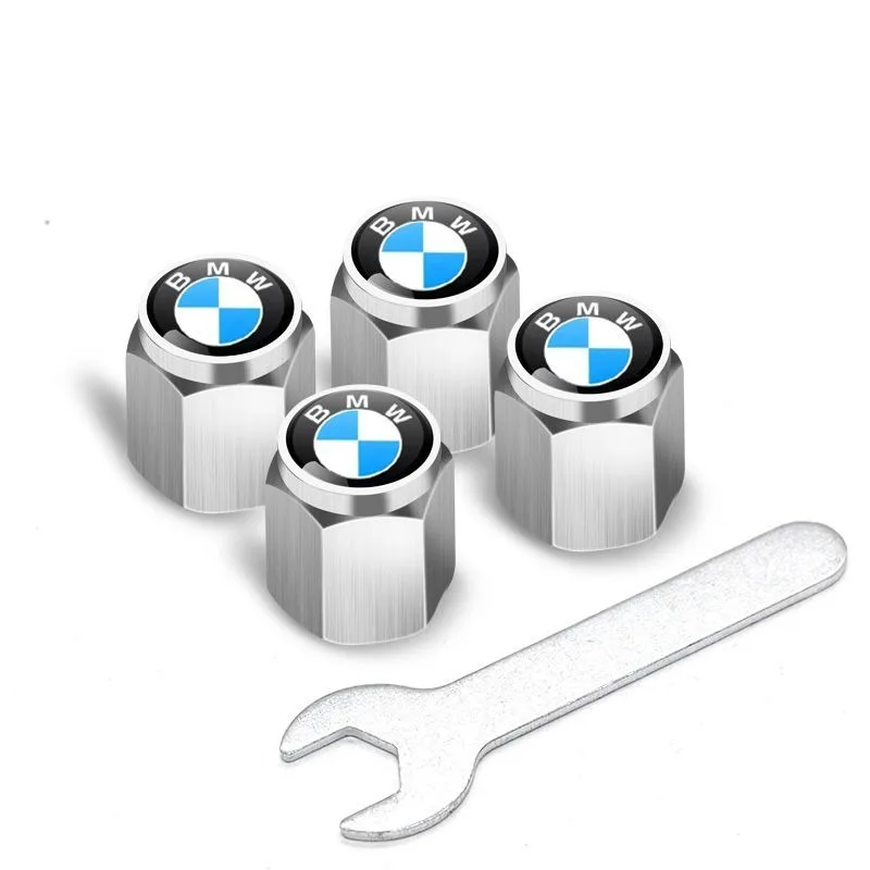 4Pcs Car Wheel Tire Styling Tire Valve Air Nut Cover Car Logo Accessories for BMW E46 E52 E53 E60 E90 E91 F30 F20 F10 F15 M3 M5