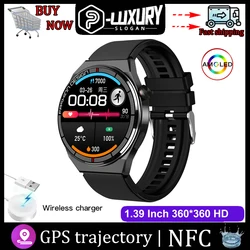 Smart Watch Screen NFC Waterproof Fitness Heart Rate Call Man Woman For  Android IOS Intelligent Wearable Equipment Wrist GPS