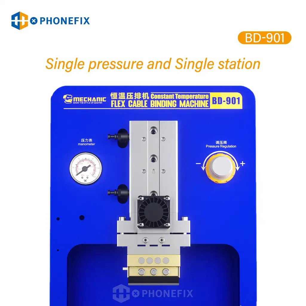 Meccanico BD-901 Pro termostatico Flex Cable Bonding Machine doppia stazione di pressatura per telefono cellulare LCD cablaggio premendo riparazione