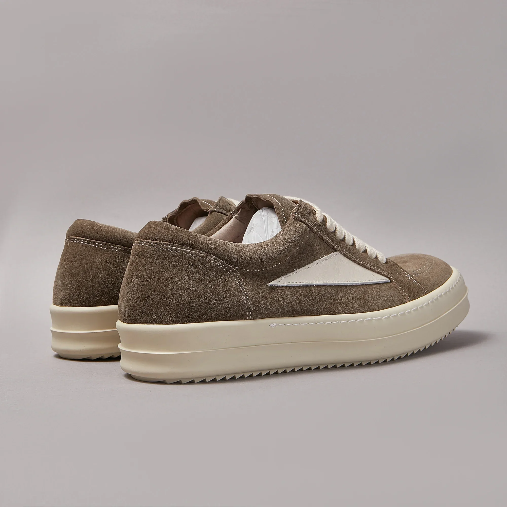 Brand Casual Low Top Brown Suede Men Shoe Designer Quality owen Fashion Summer-Winter Platform Flat Women Sneaker 48