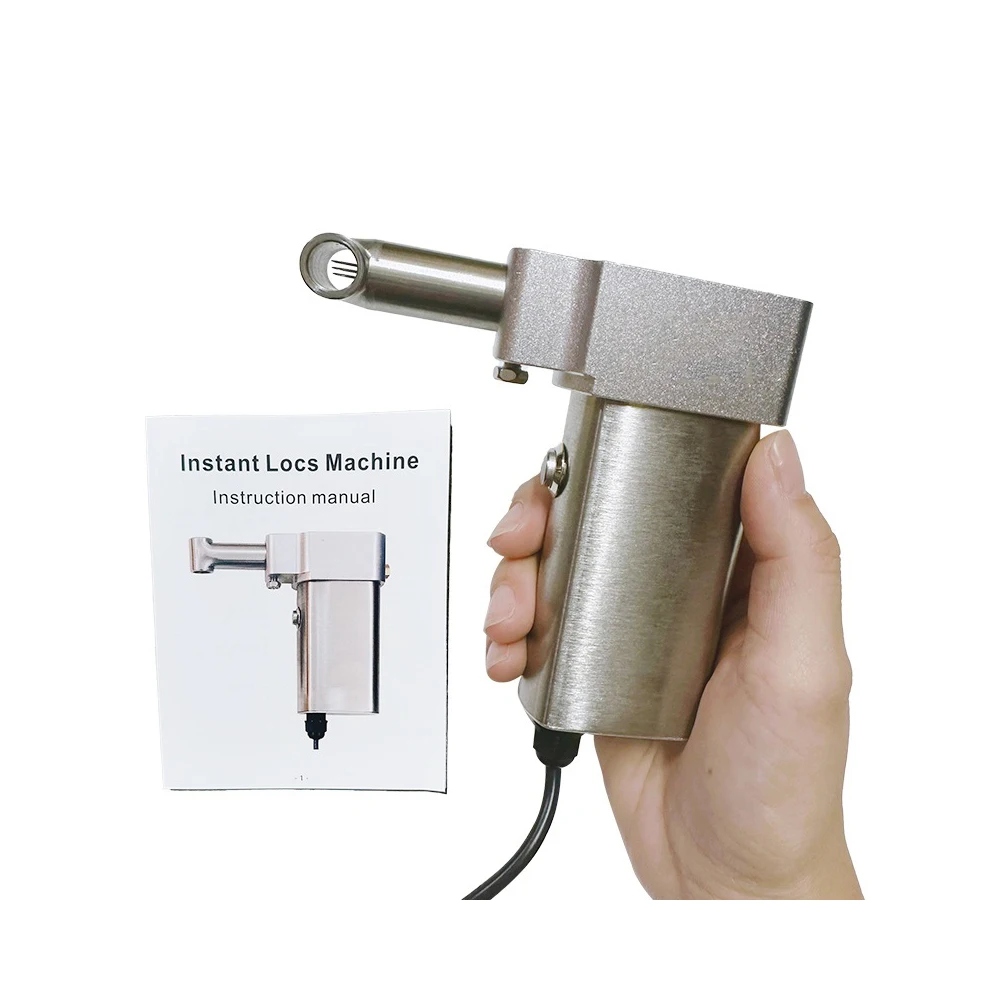 DIY Semi-Automatic Dreadlock Machine Forlong Human Hair Instant Dreadlocks Hair Making Machine Easy