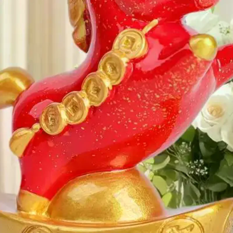 Vintage Horse Statue Zodiac Horse Sculpture Feng Shui Collection Crystal Light Horse Sun Catcher Ornament Home Desktop Decor