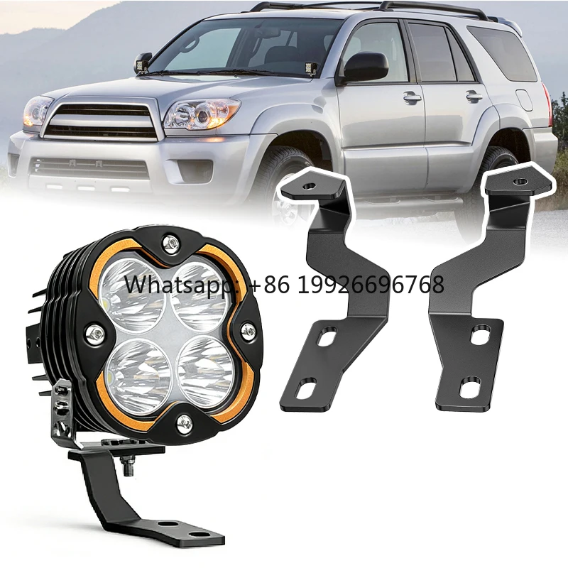 

Hood Light Bracket for Toyota 4Runner 2010-2023 Aluminum Alloy Spot Light Holder