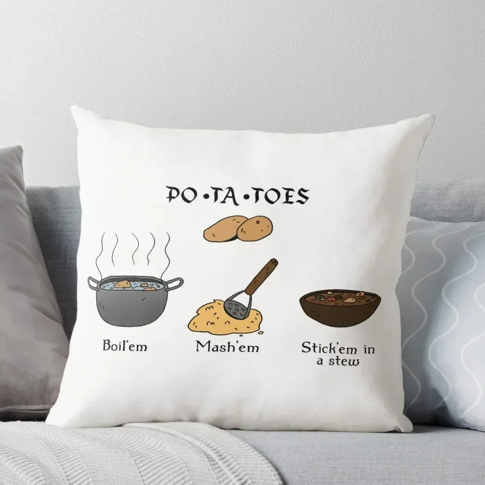 

PO-TA-TOES Throw Pillow Sofa Pillow Cover Pillowcases For Pillows Pillow Case