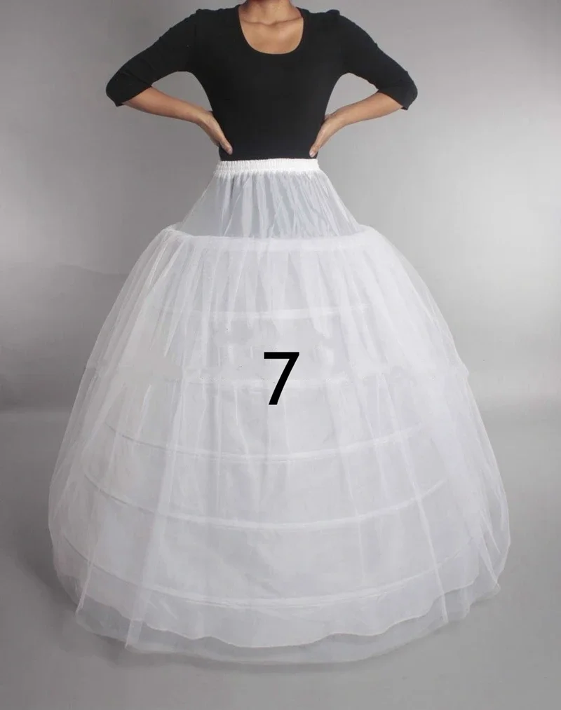 Op Voorraad Bruids Bruiloft Petticoat Hoepel Crinoline Jurk Onderrok Bruid Petticoats Jupon Enaguas Gratis Verzending