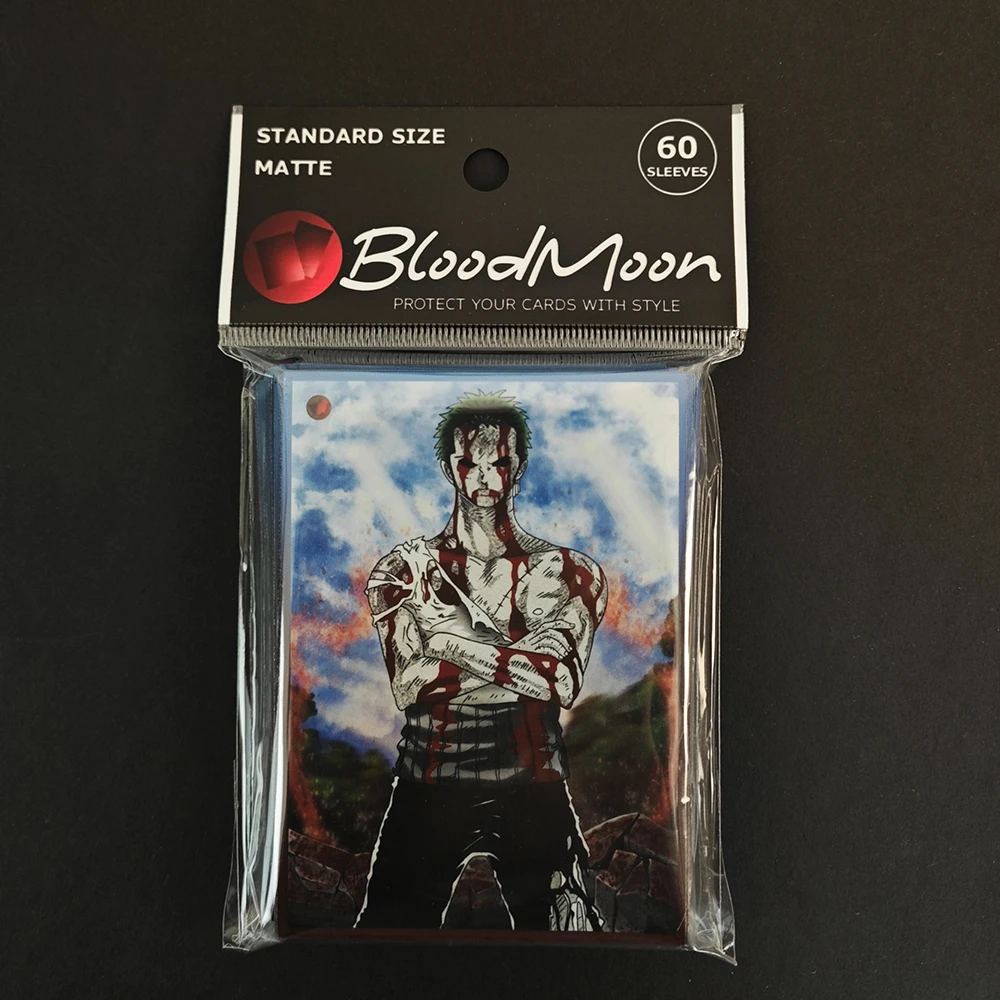 60pcs Card Sleeves 65x 90mm Compatible with YGO/ Magical/TCG/Trading Cards, Great Halloween Christmas Gift for Card Collectors