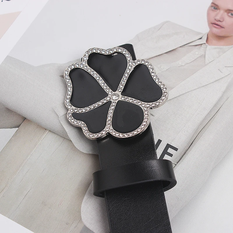 여성 활주로 패션 정품 가죽 꽃 버클 Cummerbunds 여성 드레스 코르셋 허리띠 벨트 장식 벨트 TB2540