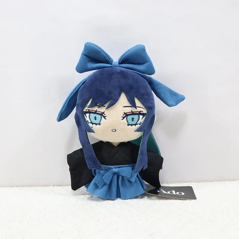 Japan Anime Q Version Yamato Nadeshiko Cartoon Ado Hibana Kimono Plush Doll Girl Kawaii Bedroom Pillow Ornament Birthday Gift