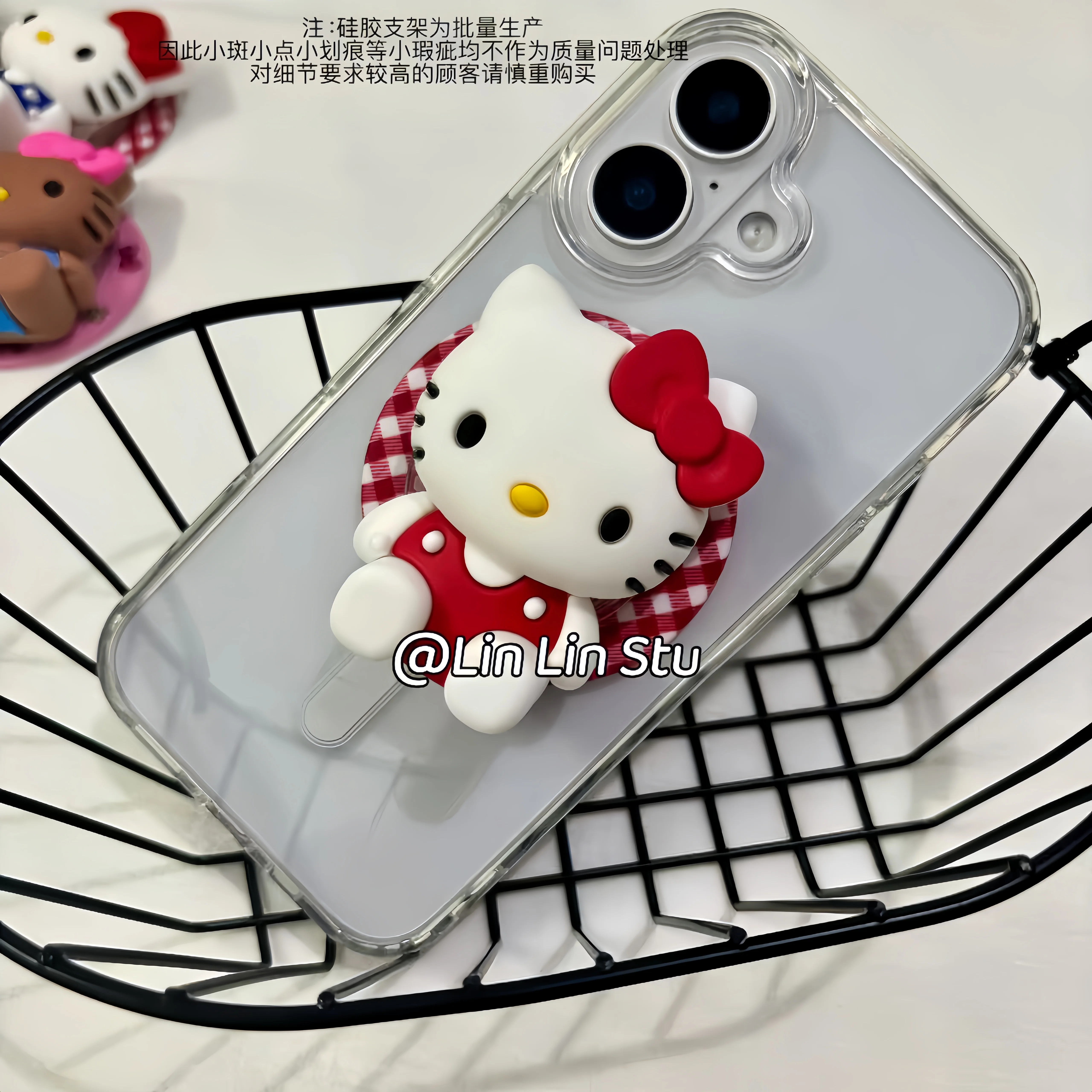 3D 비키니 너무 귀여운 마그네틱 폰 홀더 그립톡 맥세이프 아이폰 맥세이프 링 핑거 확장 스탠드