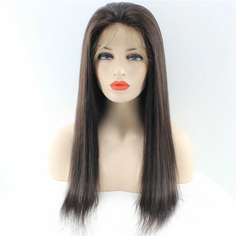 

Women's Synthetic Lace Front Wig Long Hair Silky Straight Full Wigs