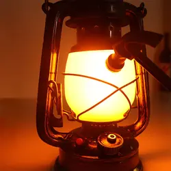 Vintage Style Oil Lantern Kerosene Hurricane Lamp Wick Camping Hanging Light For Outdoor Camping Emergency Lighting Tools Vinta