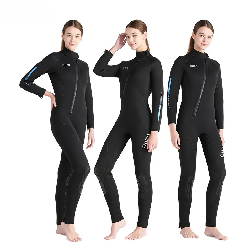 Men Women Wetsuit 5mm Neoprene Full Body Keep Warm Scuba Diving Suits One Piece Wet Suit Swimming Snorkeling Surf Suits