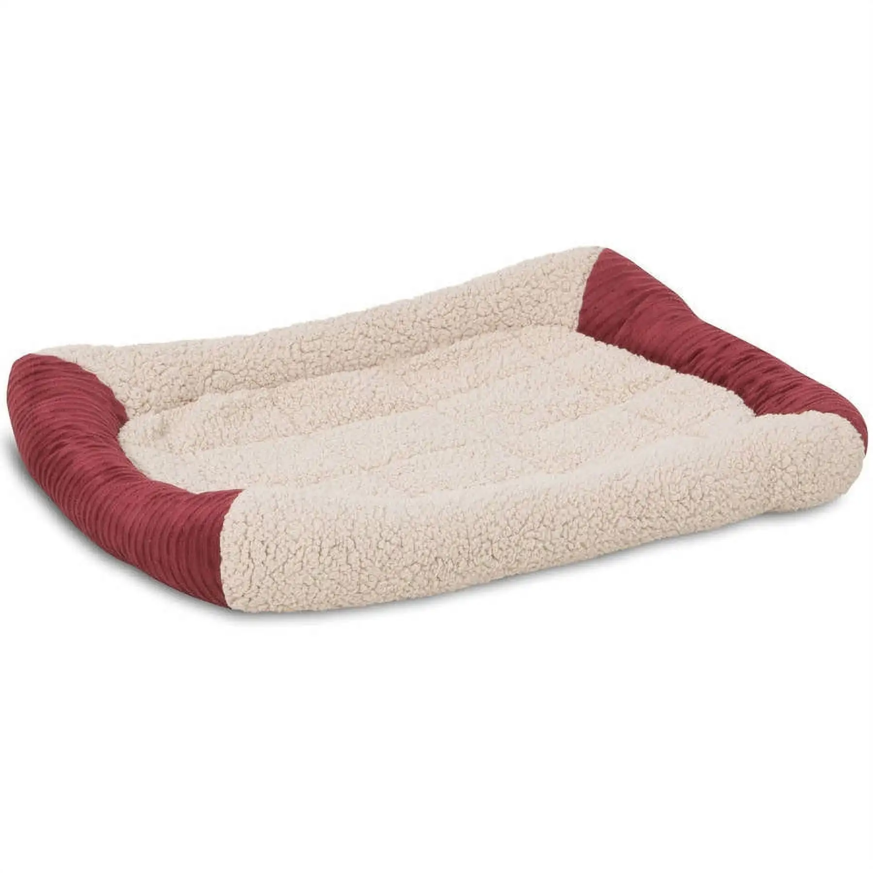 

Warming Bolster Kennel Mat Pet Bed for Dogs and Cats, 23.5" x 16.5", Warm Spice Red