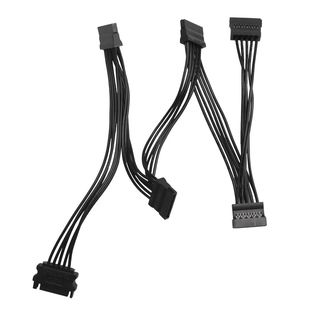 DT60 15 Pin Sata Power Splitter 1 To5 Hard Drive HDD SSD Power Supply Cable Cord Extension Cable Hard Disk Expansion Cable