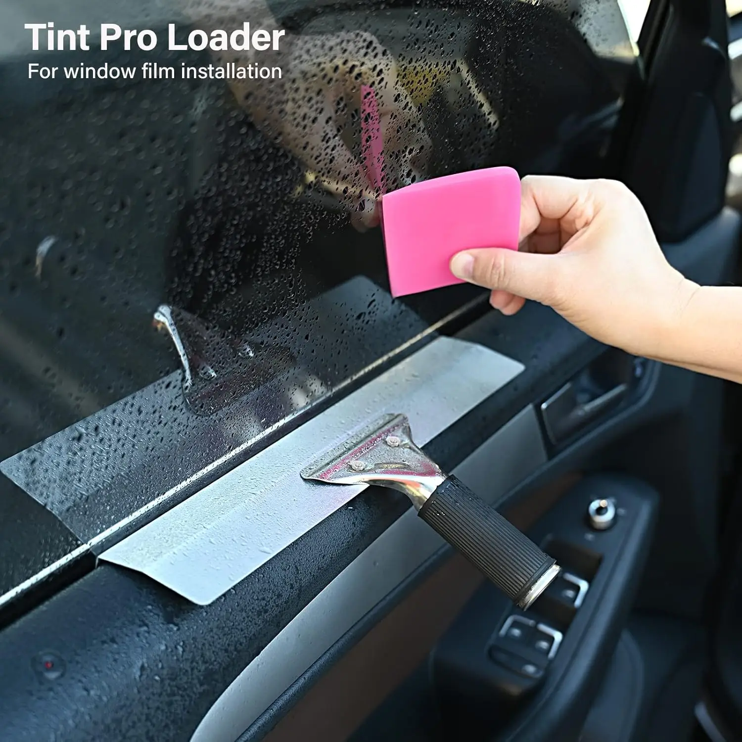 FOSHIO Pro Speed Loader Window Tint Film Install Tool PTFE Edge Car Glass Wrap Vinyl Protection Gap Tucking Gasket Multi-Size