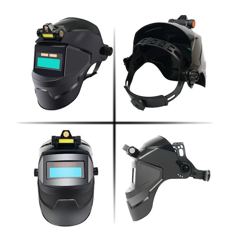 Welding Mask Solar Automatic Dimming Large View True Color 130℃ High Temperature Resistant Welder Auto Darkening Welding Helmet