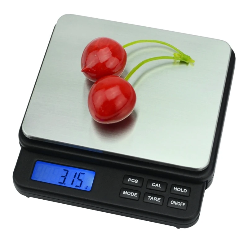 High Digital Scales 1000g 0.01g Electronic Weight Scale Kitchen Cooking Weighing Scales Tare Function Count