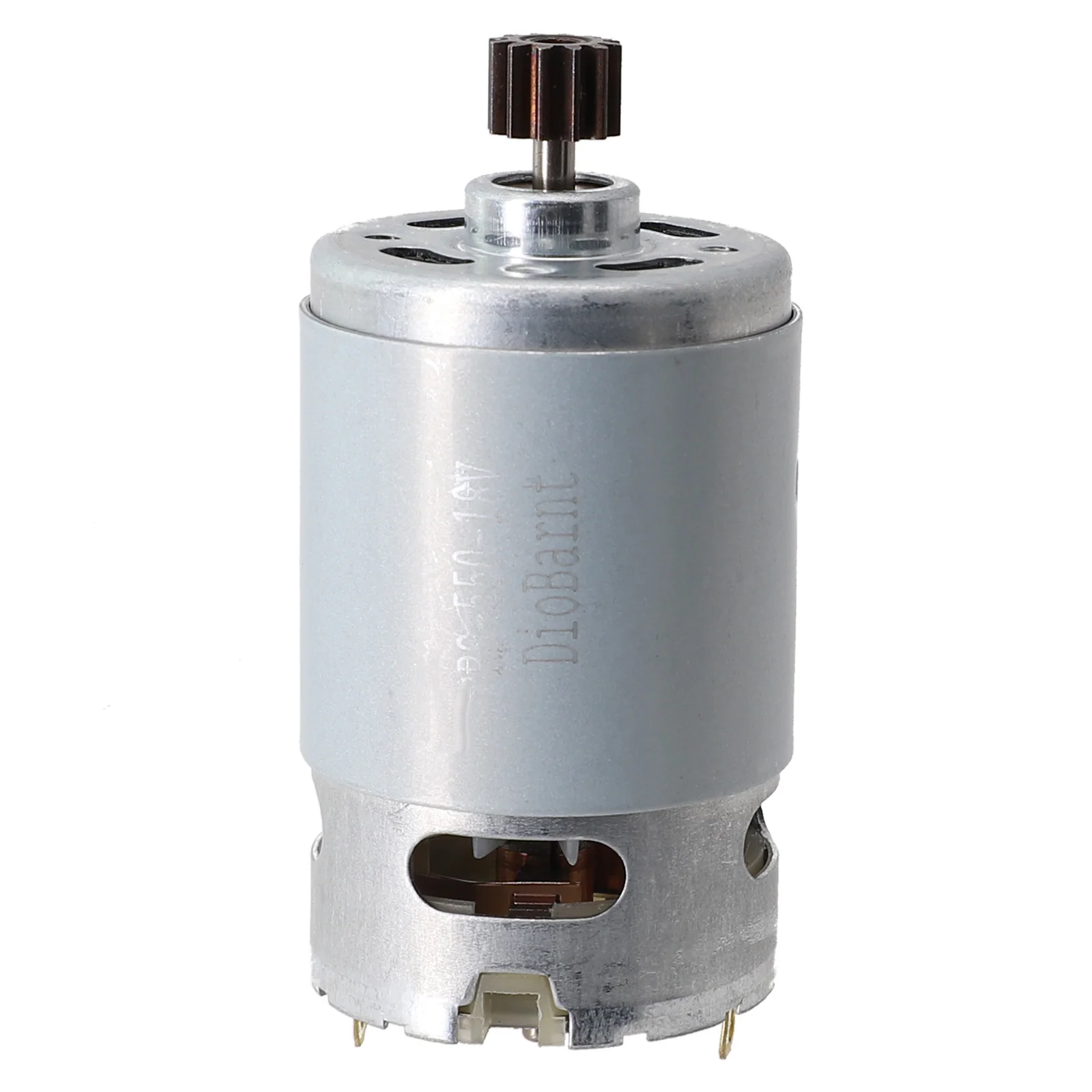 Высококачественная замена двигателя, диаметр шестерни 10 мм, 12 зубьев, запасные части GSR1800-LI, металлический материал, серебристый и черный