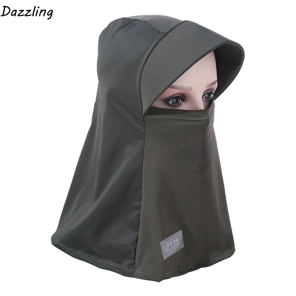 

UV Protection Sunshade Sun Hat Solid Color Neck Guard Summer UV Protection Cap Dustproof Visor Hat Tea Picking Hat Riding