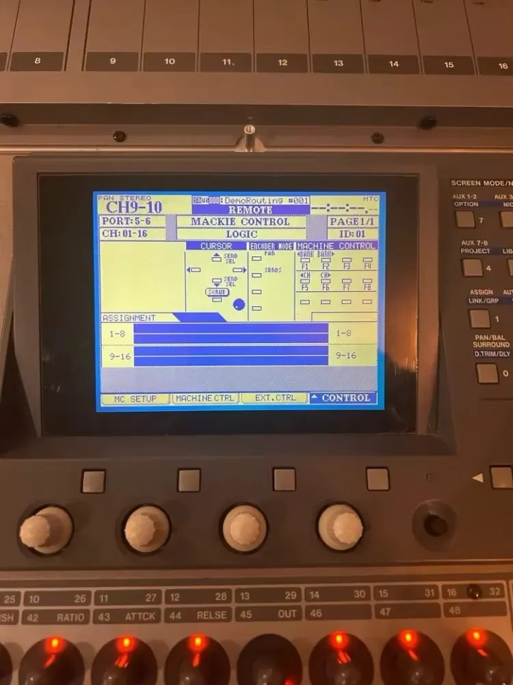 شاشة عرض LCD جديدة متوافقة مع شاشة وحدة التحكم Tascam DM3200 DM-3200 #3