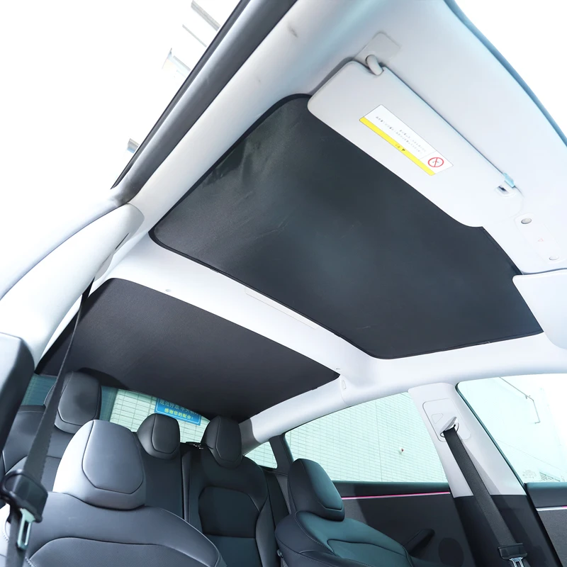 For Tesla Model 3 2023+ sunroof mesh, roof sunroof sunshade, thermal insulation net, protective accessories (memory wire model)
