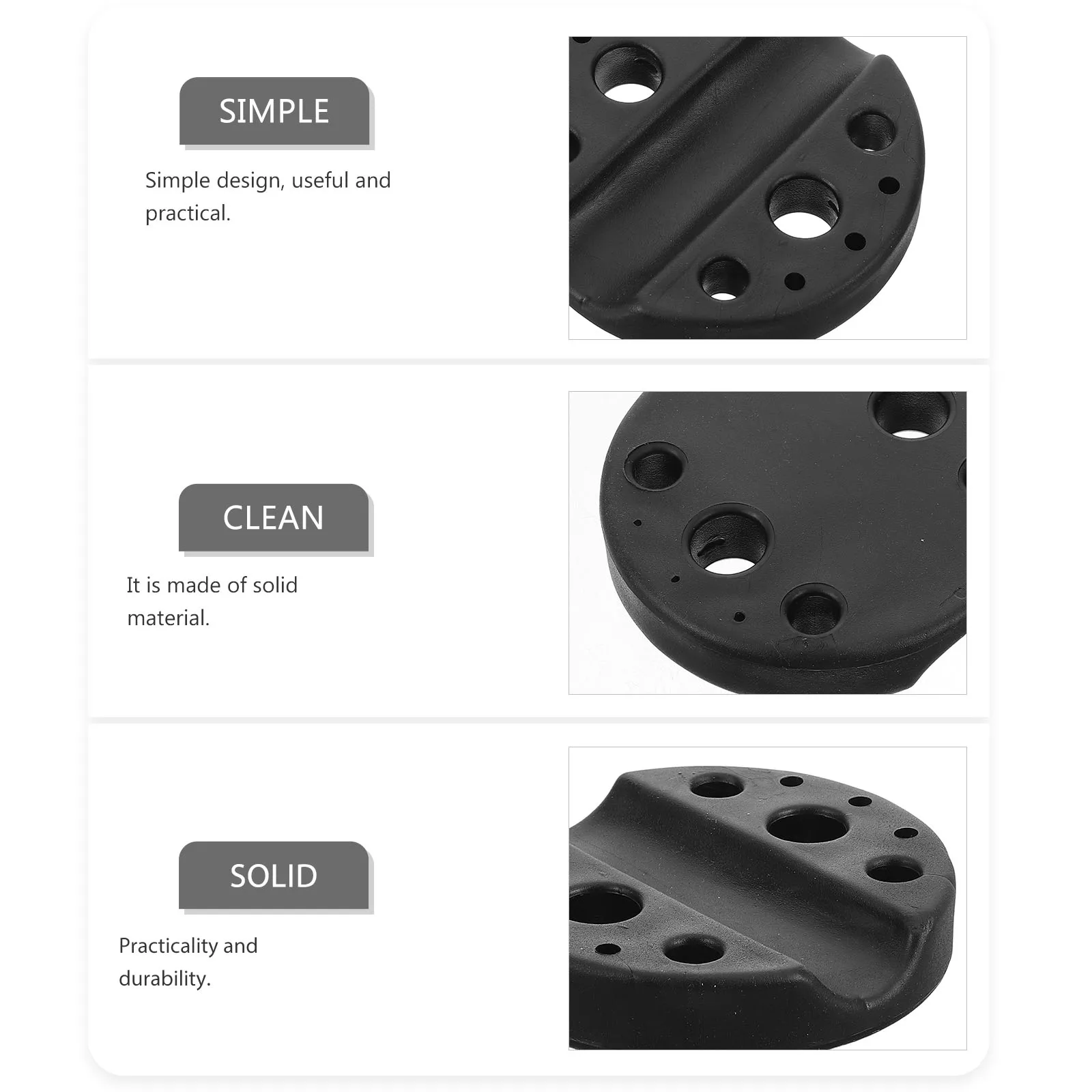

Silicone Ink Cup Holder Round Color Rack Pen Rest Black Gel Pigment Stand Cups Professional Salons Home Use ganizer