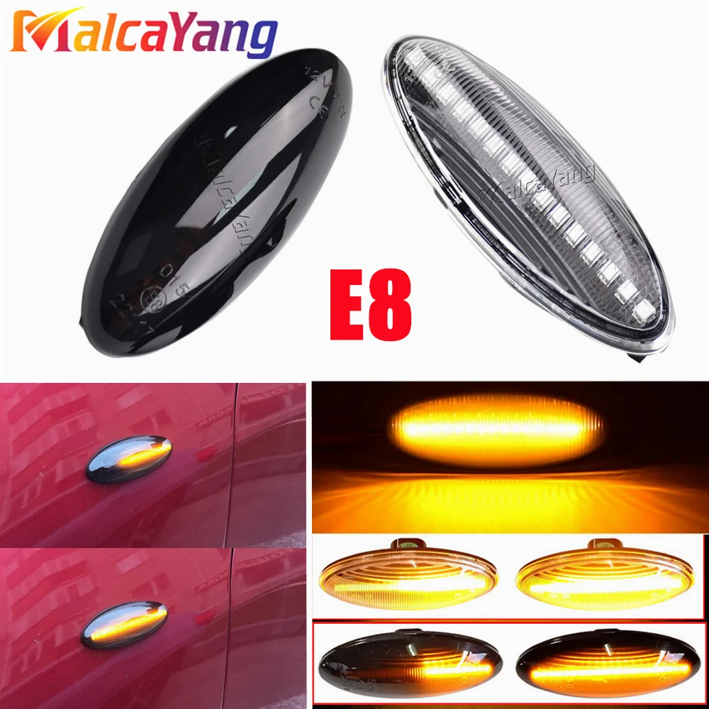 LED Turn Signal Light Dynamic Side Marker Fender Sequential Lamp For Toyota Yaris Vitz XP90 RAV4 XA30 MK3 Auris E150 Corolla